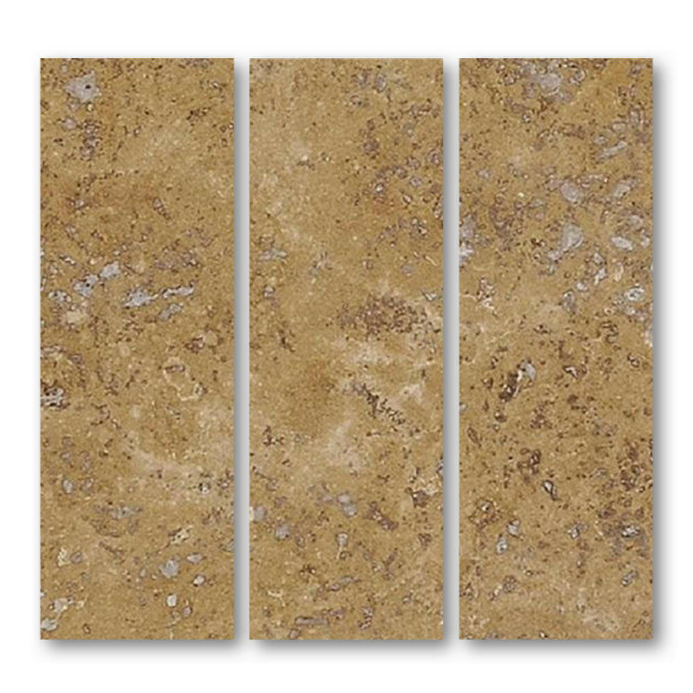 Special Cut | 6x18 Walnut Travertine Filled & Honed Tile Special Cut | 6x18 Walnut Travertine Filled & Honed Tile - American Tile Depot