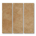 Special Cut | 6x18 Walnut Travertine Filled & Polished Tile Special Cut | 6x18 Walnut Travertine Filled & Polished Tile - American Tile Depot