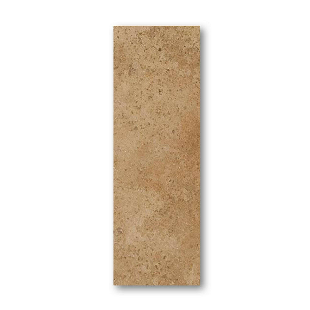 Special Cut | 6x18 Walnut Travertine Filled & Polished Tile Special Cut | 6x18 Walnut Travertine Filled & Polished Tile - American Tile Depot