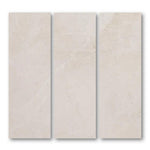 Special Cut | 6x18 White Pearl / Botticino Marble Honed Tile Special Cut | 6x18 White Pearl / Botticino Marble Honed Tile - American Tile Depot