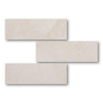Special Cut | 6x18 White Pearl / Botticino Marble Honed Tile Special Cut | 6x18 White Pearl / Botticino Marble Honed Tile - American Tile Depot