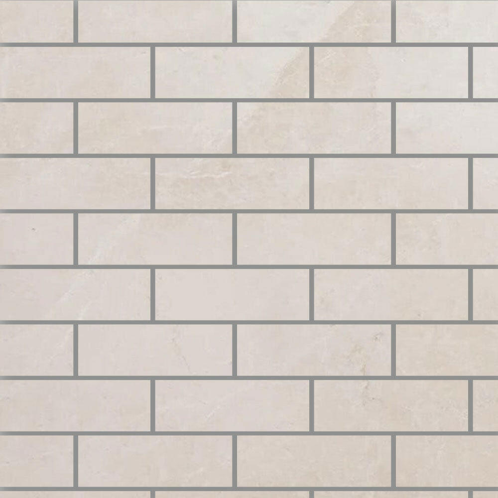 Special Cut | 6x18 White Pearl / Botticino Marble Honed Tile Special Cut | 6x18 White Pearl / Botticino Marble Honed Tile - American Tile Depot