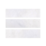 Special Cut | 6x24 Afyon White Marble Polished Tile Special Cut | 6x24 Afyon White Marble Polished Tile - American Tile Depot