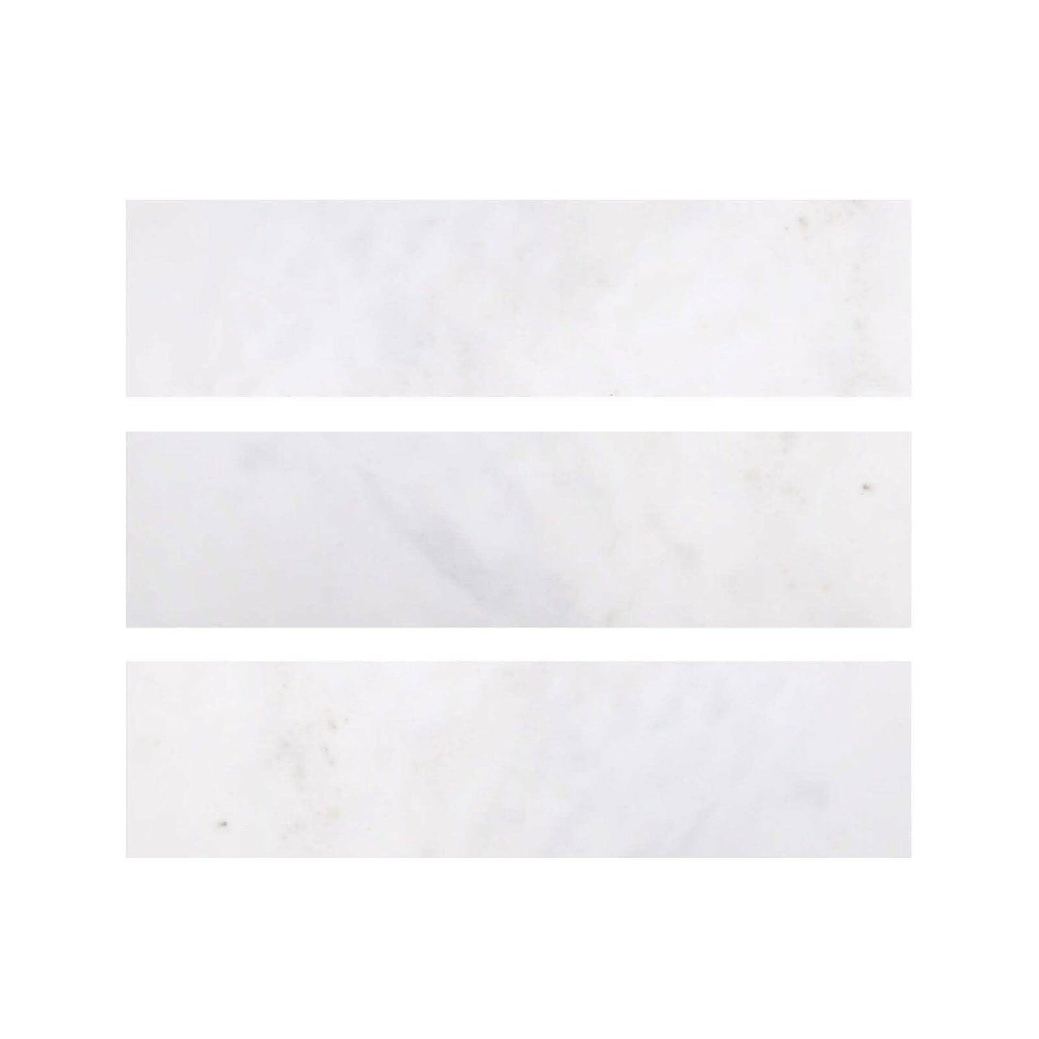 Special Cut | 6x24 Afyon White Marble Polished Tile Special Cut | 6x24 Afyon White Marble Polished Tile - American Tile Depot