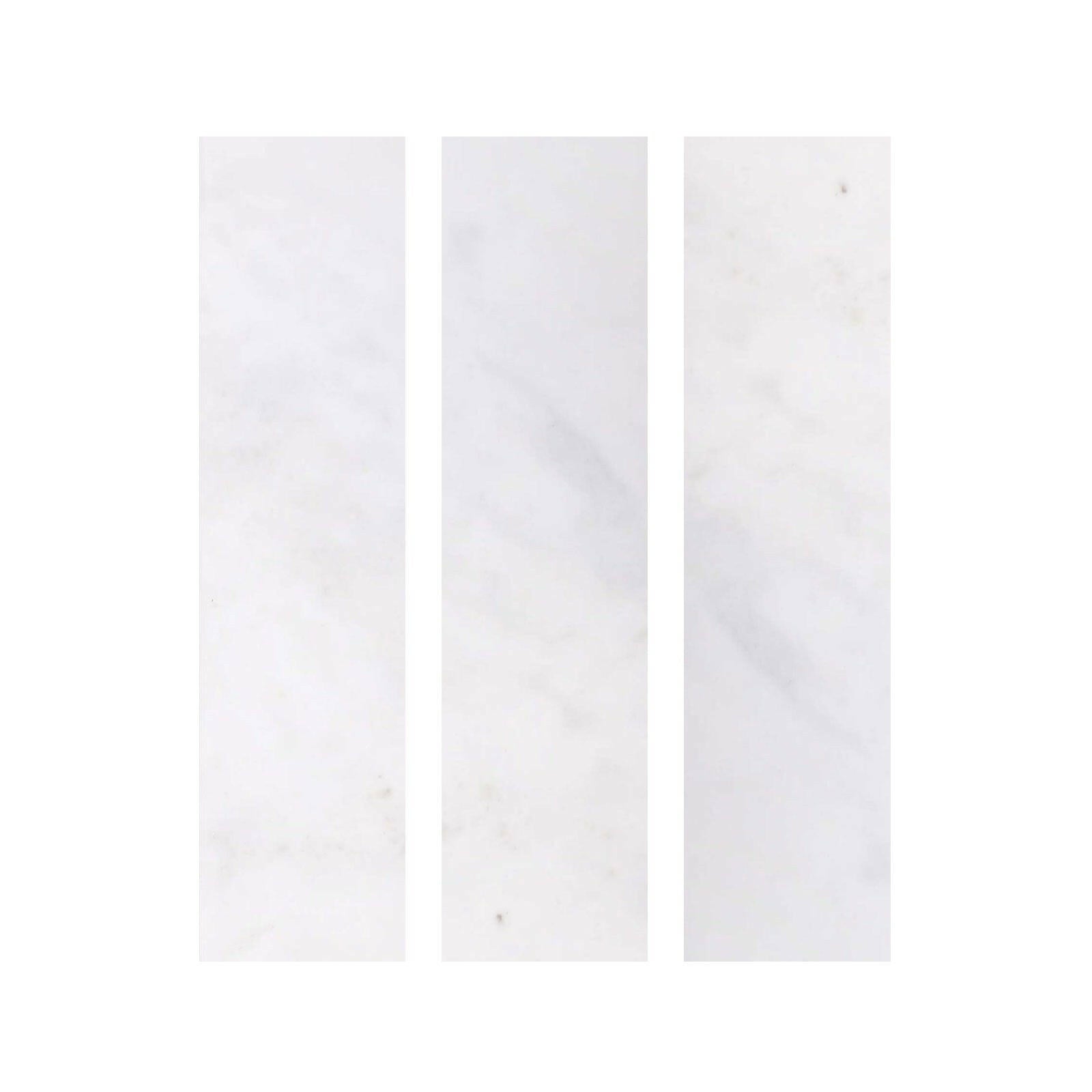 Special Cut | 6x24 Afyon White Marble Polished Tile Special Cut | 6x24 Afyon White Marble Polished Tile - American Tile Depot