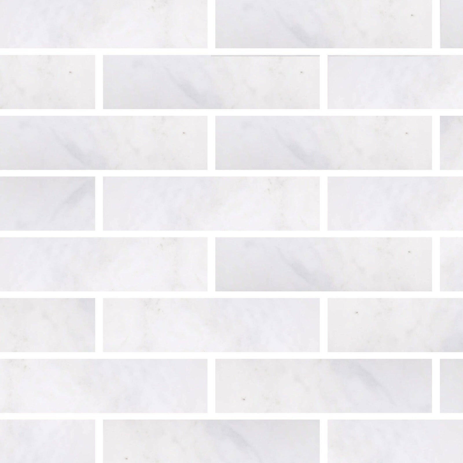Special Cut | 6x24 Afyon White Marble Polished Tile Special Cut | 6x24 Afyon White Marble Polished Tile - American Tile Depot