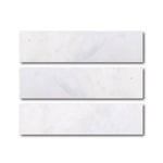 Special Cut | 6x24 Afyon White Marble Polished Tile Special Cut | 6x24 Afyon White Marble Polished Tile - American Tile Depot