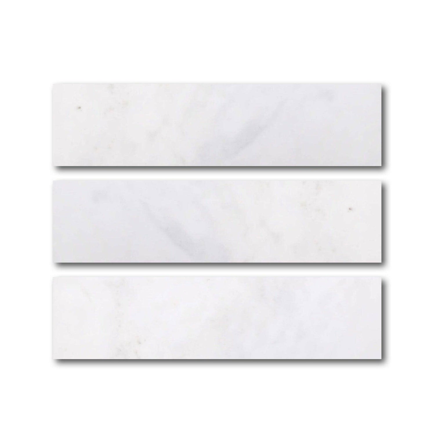 Special Cut | 6x24 Afyon White Marble Polished Tile Special Cut | 6x24 Afyon White Marble Polished Tile - American Tile Depot