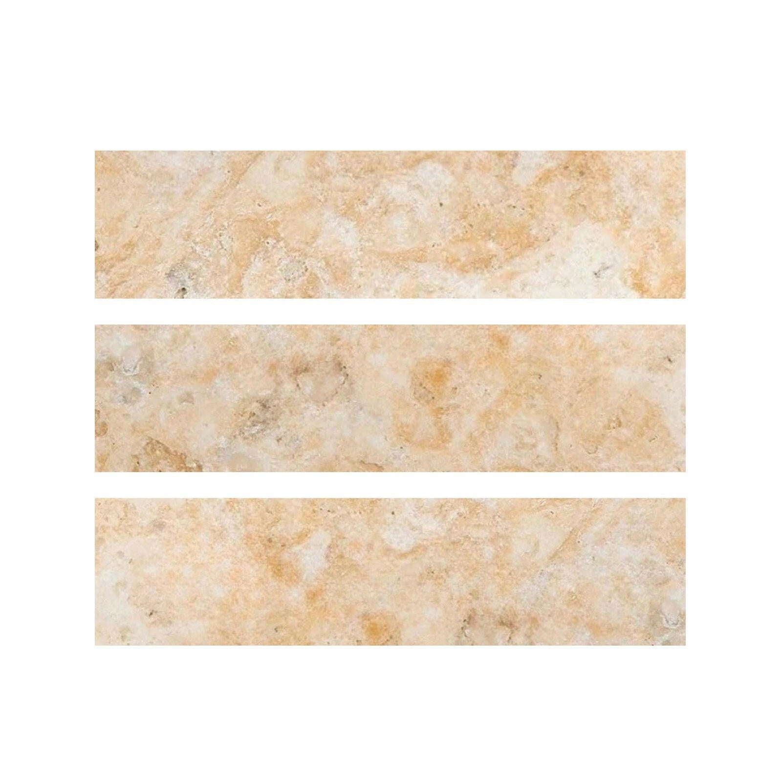 Special Cut | 6x24 Antico Onyx Travertine Filled & Honed Tile Special Cut | 6x24 Antico Onyx Travertine Filled & Honed Tile - American Tile Depot