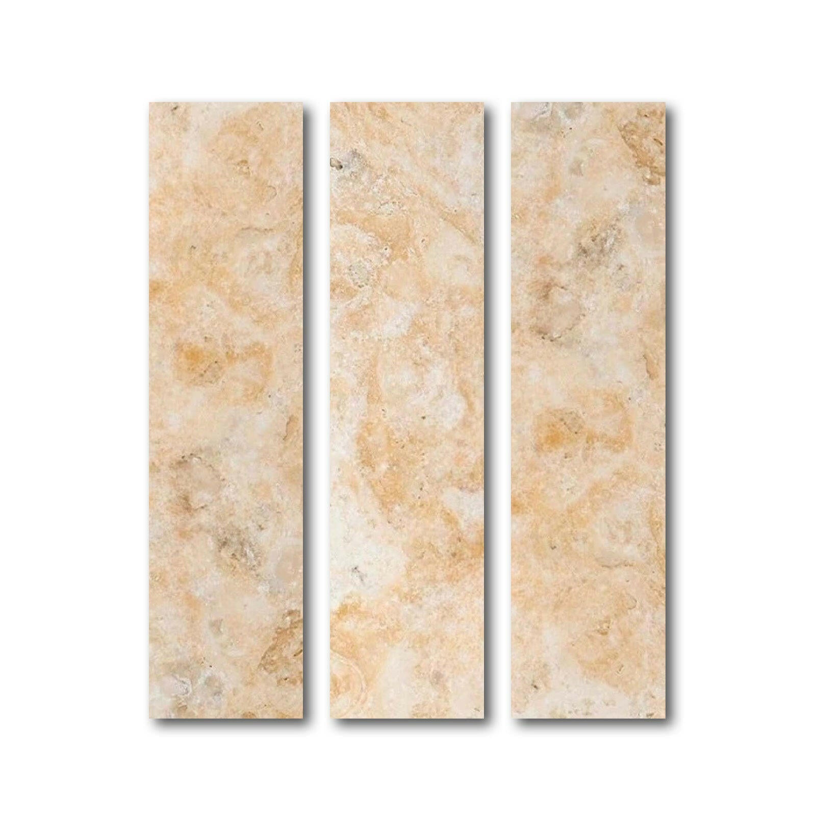 Special Cut | 6x24 Antico Onyx Travertine Filled & Honed Tile Special Cut | 6x24 Antico Onyx Travertine Filled & Honed Tile - American Tile Depot