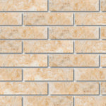 Special Cut | 6x24 Antico Onyx Travertine Filled & Honed Tile Special Cut | 6x24 Antico Onyx Travertine Filled & Honed Tile - American Tile Depot
