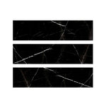 Special Cut | 6x24 Black Marquina Marble Polished Tile Special Cut | 6x24 Black Marquina Marble Polished Tile - American Tile Depot