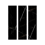 Special Cut | 6x24 Black Marquina Marble Polished Tile Special Cut | 6x24 Black Marquina Marble Polished Tile - American Tile Depot