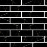 Special Cut | 6x24 Black Marquina Marble Polished Tile Special Cut | 6x24 Black Marquina Marble Polished Tile - American Tile Depot