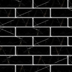 Special Cut | 6x24 Black Marquina Marble Polished Tile Special Cut | 6x24 Black Marquina Marble Polished Tile - American Tile Depot