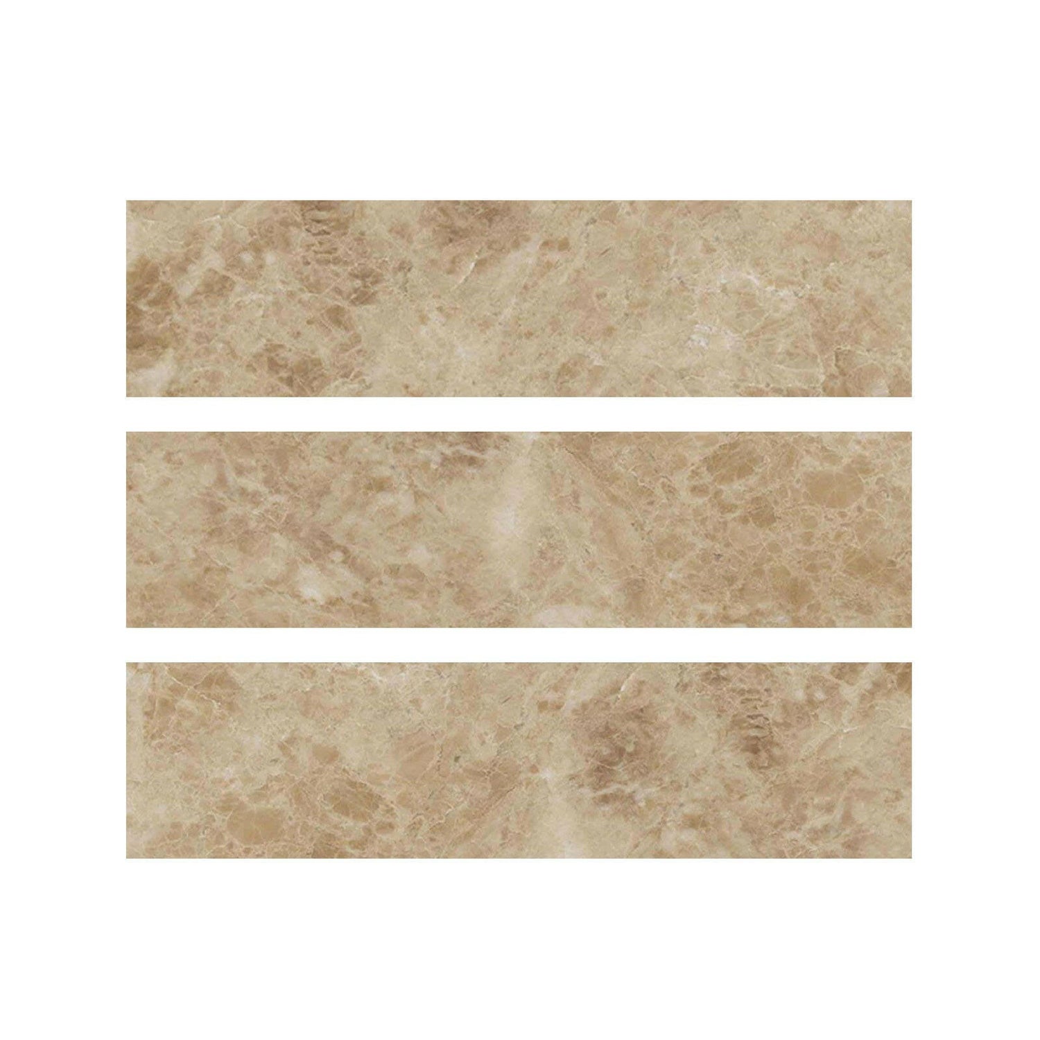 Special Cut | 6x24 Cappuccino Marble Polished Tile Special Cut | 6x24 Cappuccino Marble Polished Tile - American Tile Depot