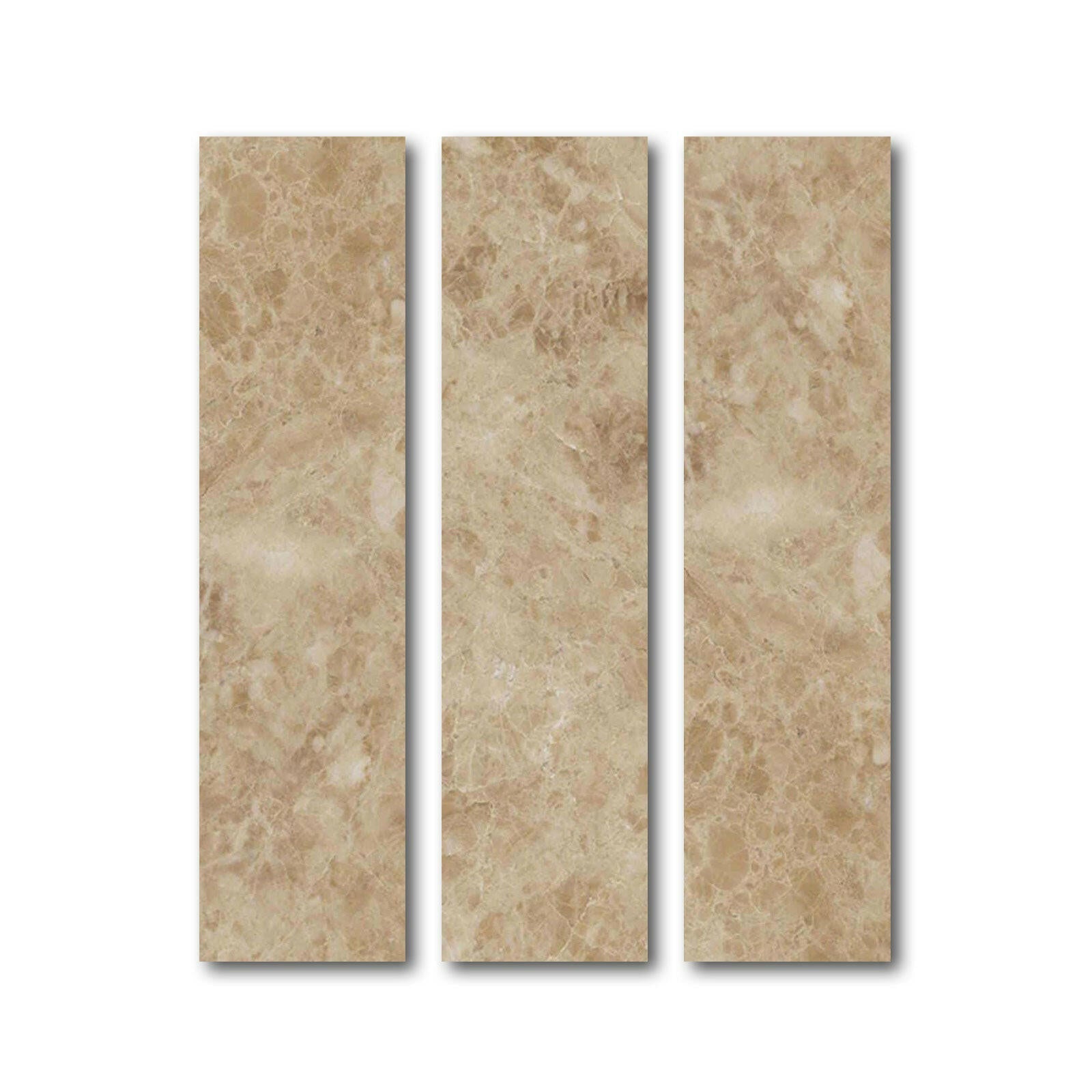 Special Cut | 6x24 Cappuccino Marble Polished Tile Special Cut | 6x24 Cappuccino Marble Polished Tile - American Tile Depot