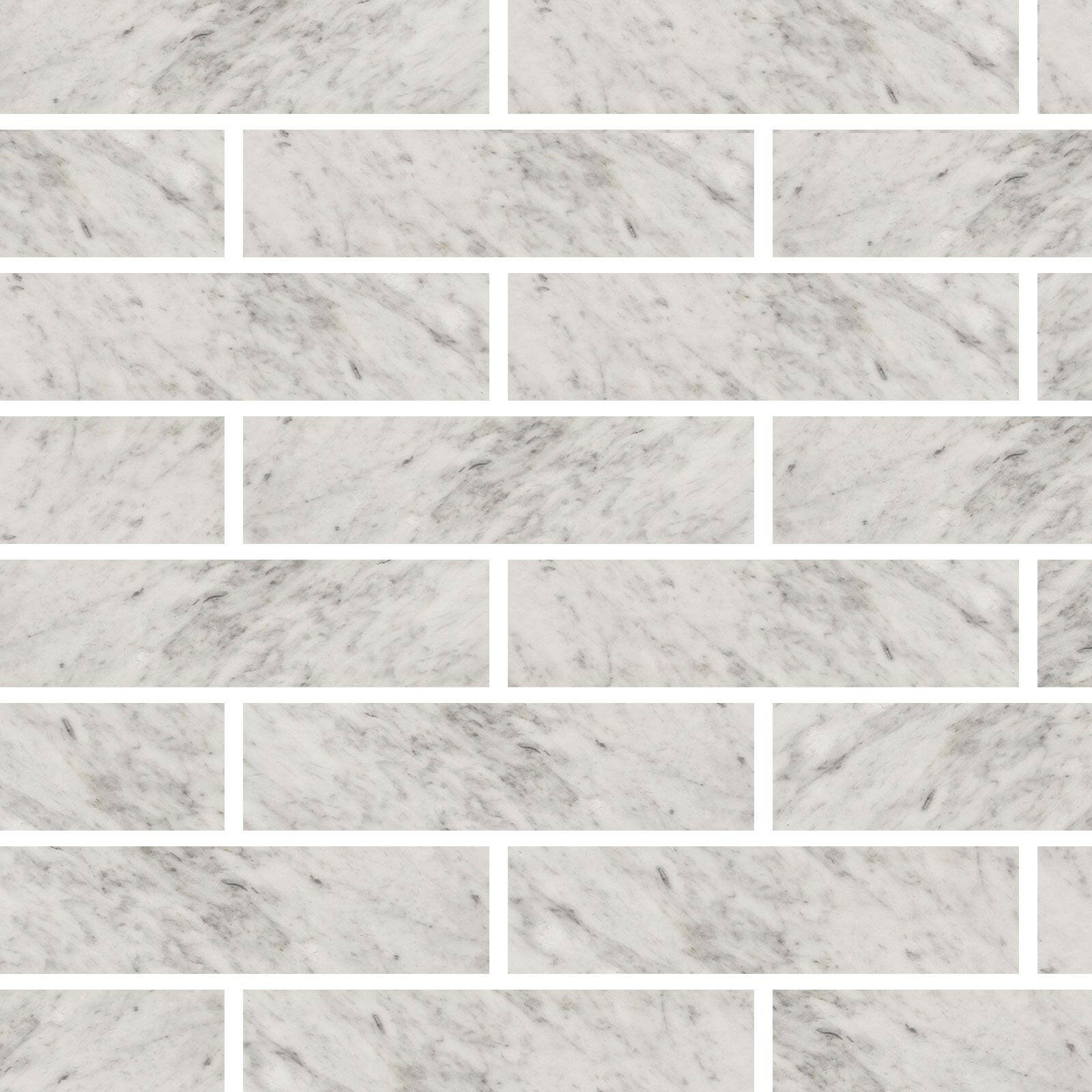 Special Cut | 6x24 Carrara White Marble Polished Tile Special Cut | 6x24 Carrara White Marble Polished Tile - American Tile Depot