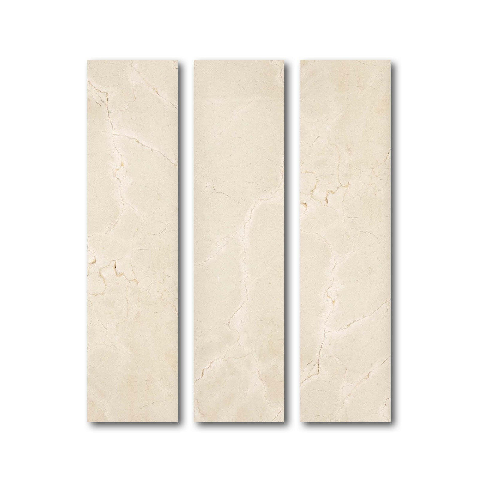 Special Cut | 6x24 Crema Marfil Marble Polished Tile Special Cut | 6x24 Crema Marfil Marble Polished Tile - American Tile Depot