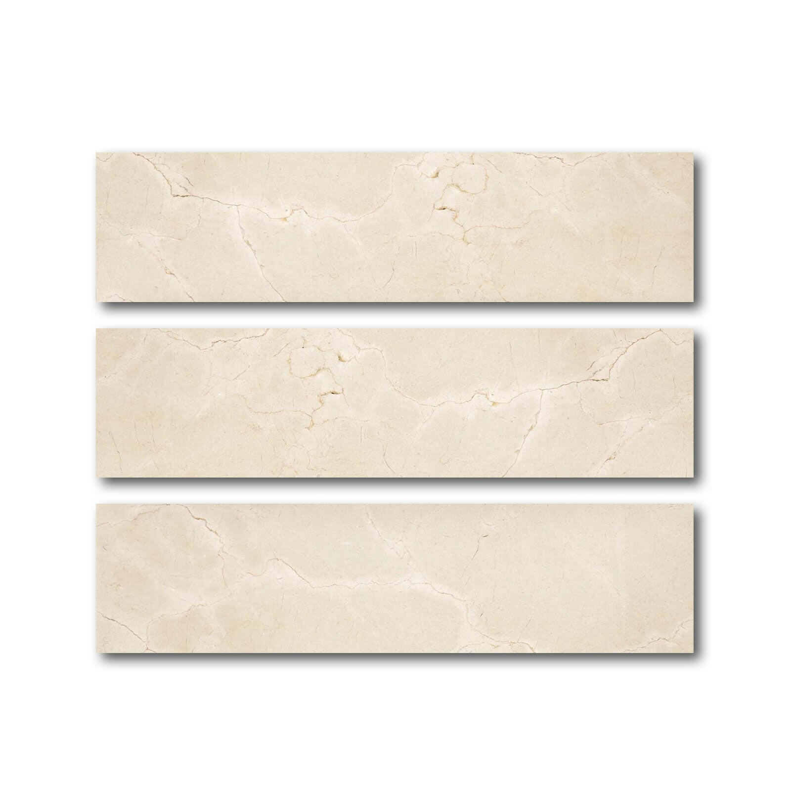 Special Cut | 6x24 Crema Marfil Marble Polished Tile Special Cut | 6x24 Crema Marfil Marble Polished Tile - American Tile Depot