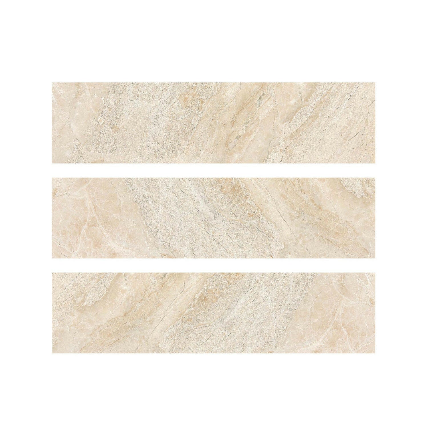 Special Cut | 6x24 Diano Royal (Queen Beige) Marble Honed Tile Special Cut | 6x24 Diano Royal (Queen Beige) Marble Honed Tile - American Tile Depot