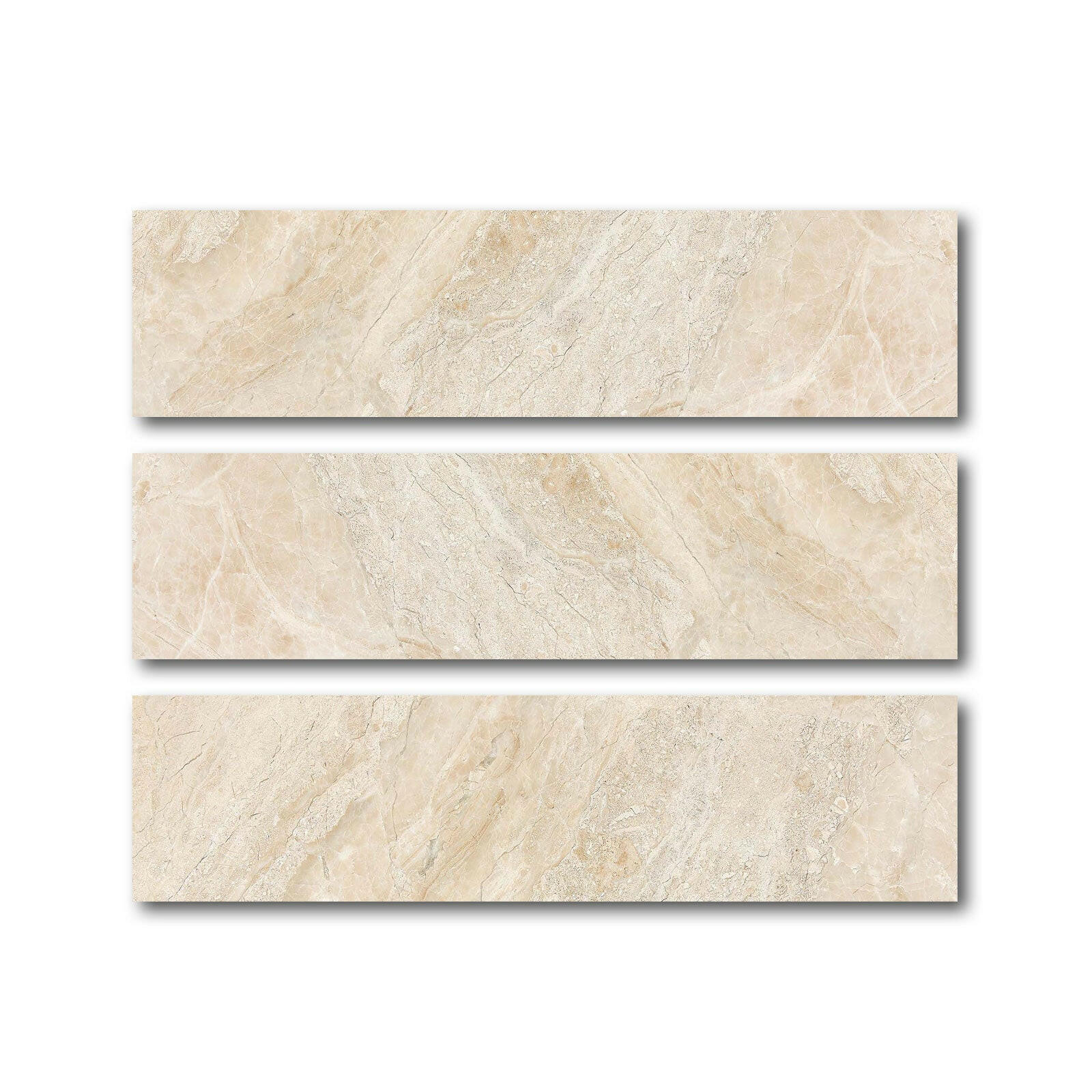 Special Cut | 6x24 Diano Royal (Queen Beige) Marble Honed Tile Special Cut | 6x24 Diano Royal (Queen Beige) Marble Honed Tile - American Tile Depot