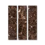 Special Cut | 6x24 Emperador Dark Marble Polished Tile Special Cut | 6x24 Emperador Dark Marble Polished Tile - American Tile Depot
