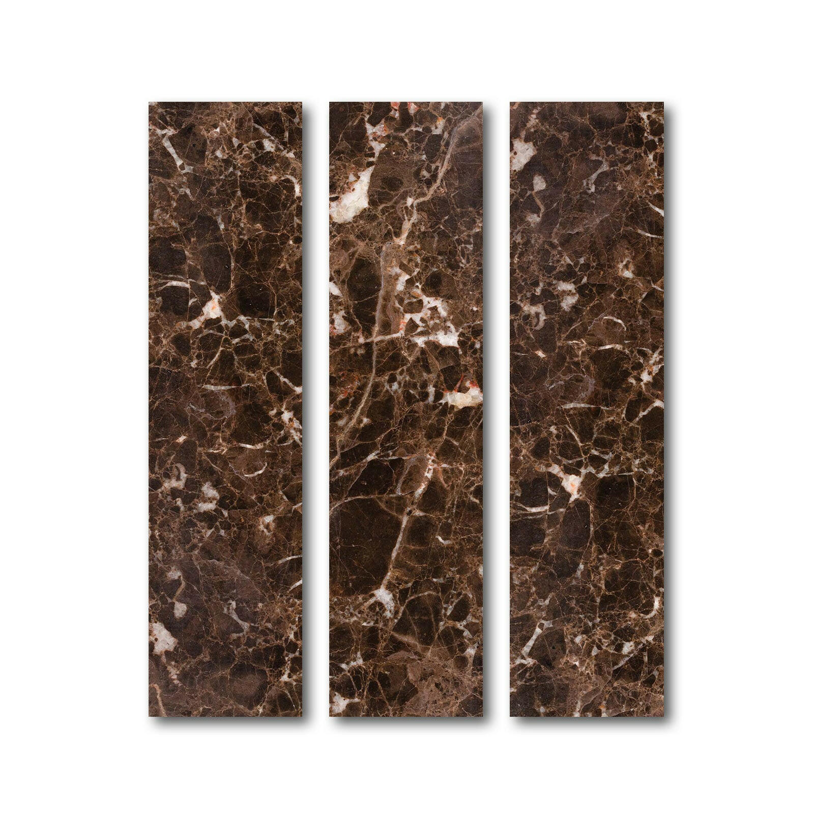 Special Cut | 6x24 Emperador Dark Marble Polished Tile Special Cut | 6x24 Emperador Dark Marble Polished Tile - American Tile Depot
