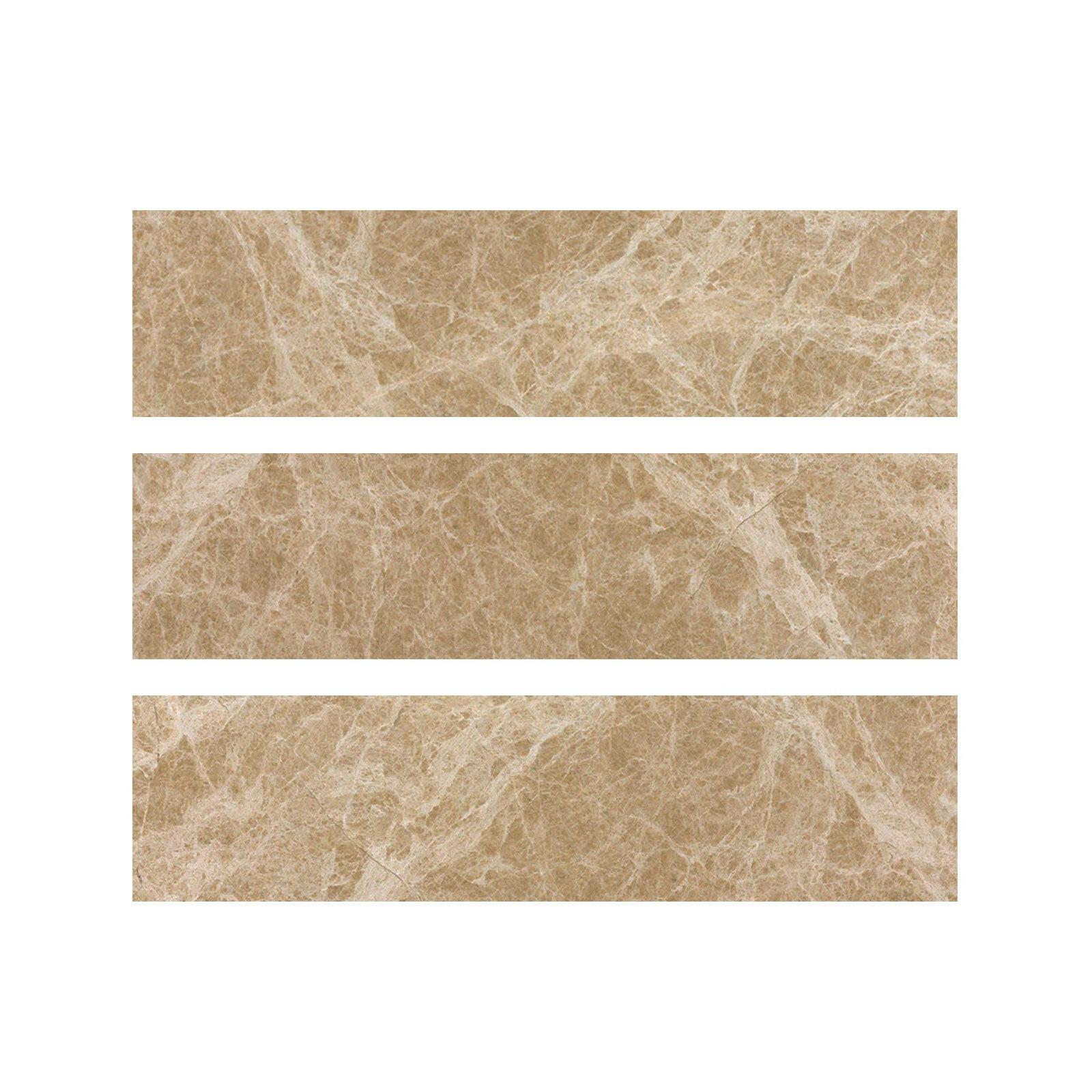 Special Cut | 6x24 Emperador Light Marble Polished Tile Special Cut | 6x24 Emperador Light Marble Polished Tile - American Tile Depot
