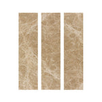 Special Cut | 6x24 Emperador Light Marble Polished Tile Special Cut | 6x24 Emperador Light Marble Polished Tile - American Tile Depot