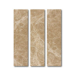 Special Cut | 6x24 Emperador Light Marble Polished Tile Special Cut | 6x24 Emperador Light Marble Polished Tile - American Tile Depot