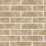 Special Cut | 6x24 Emperador Light Marble Polished Tile Special Cut | 6x24 Emperador Light Marble Polished Tile - American Tile Depot