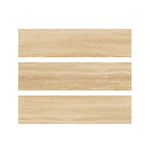 Special Cut | 6x24 Ivory Travertine Vein Cut Filled & Honed Tile - American Tile Depot
