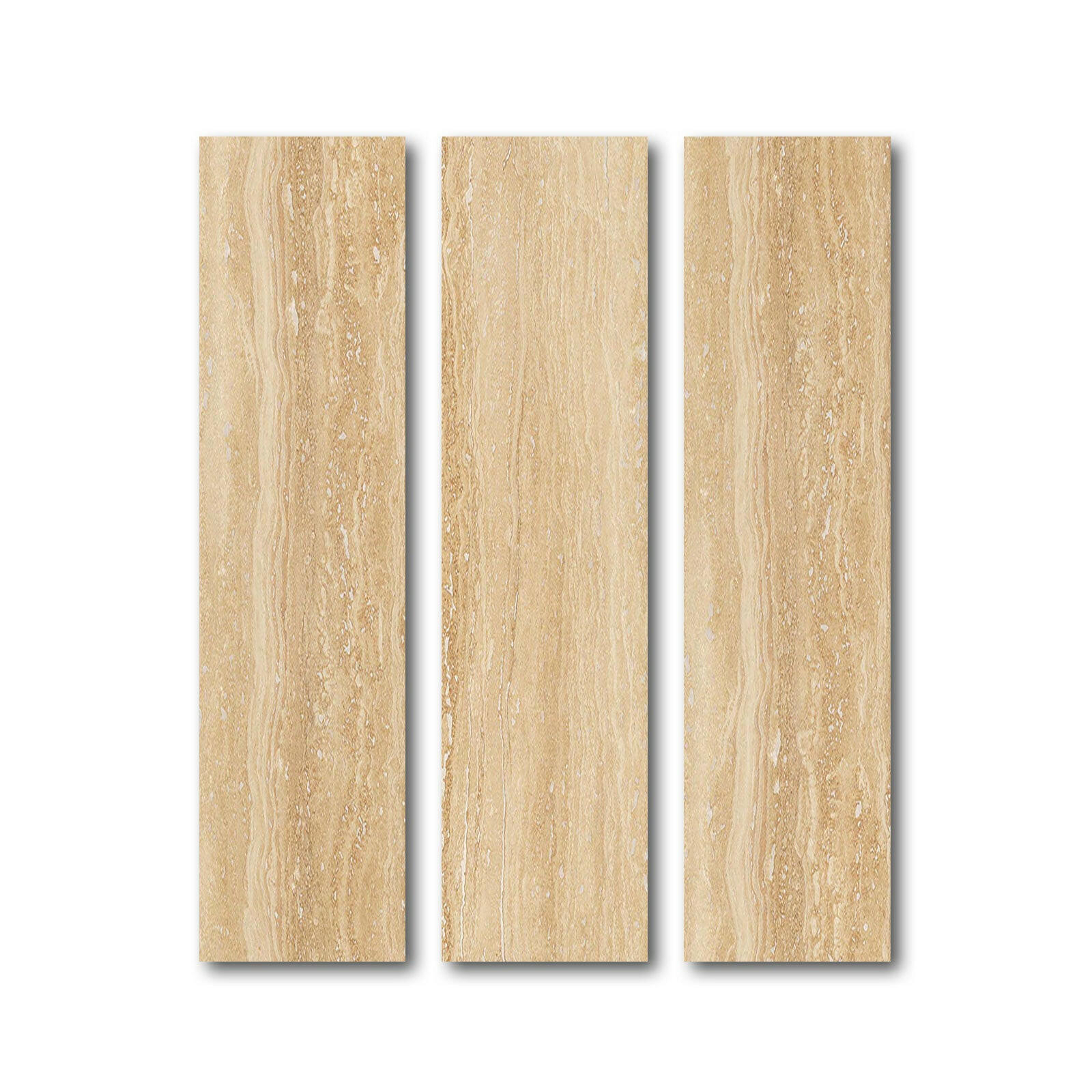 Special Cut | 6x24 Ivory Travertine Vein Cut Filled & Honed Tile - American Tile Depot
