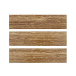 Special Cut | 6x24 Noce Exotic Travertine (Vein-Cut) Filled & Polished Tile Special Cut | 6x24 Noce Exotic Travertine (Vein-Cut) Filled & Polished Tile - American Tile Depot