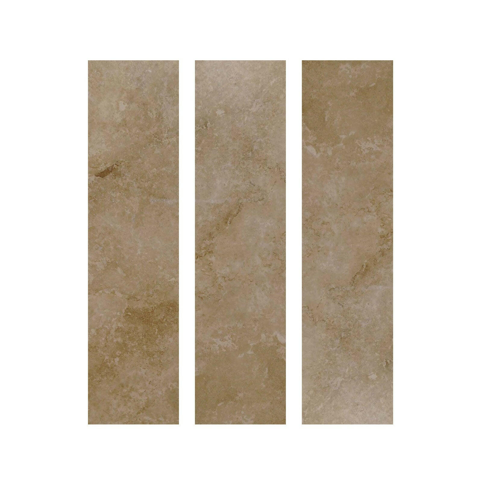 Special Cut | 6x24 Noce Travertine Filled & Honed Tile Special Cut | 6x24 Noce Travertine Filled & Honed Tile - American Tile Depot