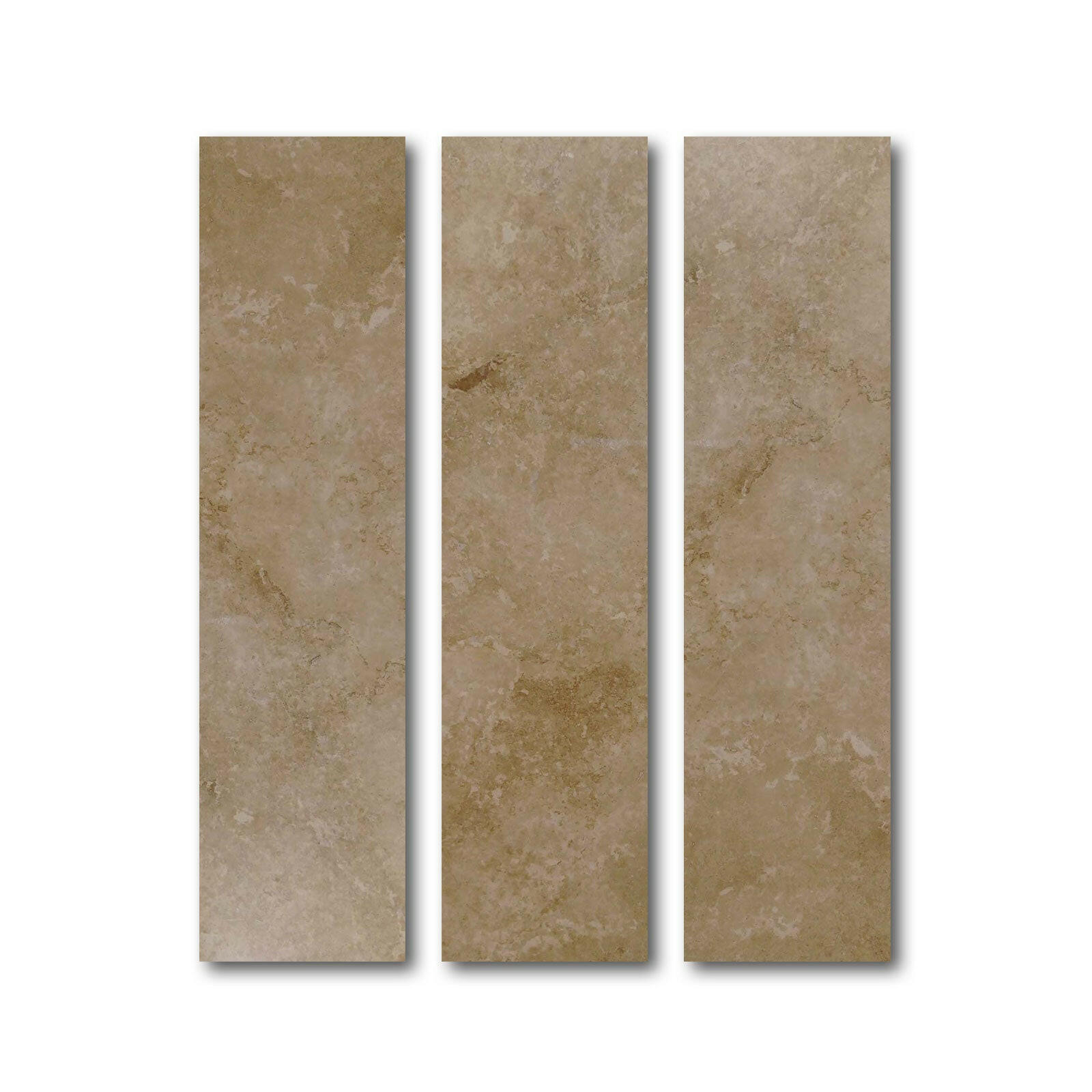 Special Cut | 6x24 Noce Travertine Filled & Honed Tile Special Cut | 6x24 Noce Travertine Filled & Honed Tile - American Tile Depot