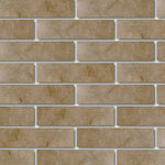 Special Cut | 6x24 Noce Travertine Filled & Honed Tile Special Cut | 6x24 Noce Travertine Filled & Honed Tile - American Tile Depot