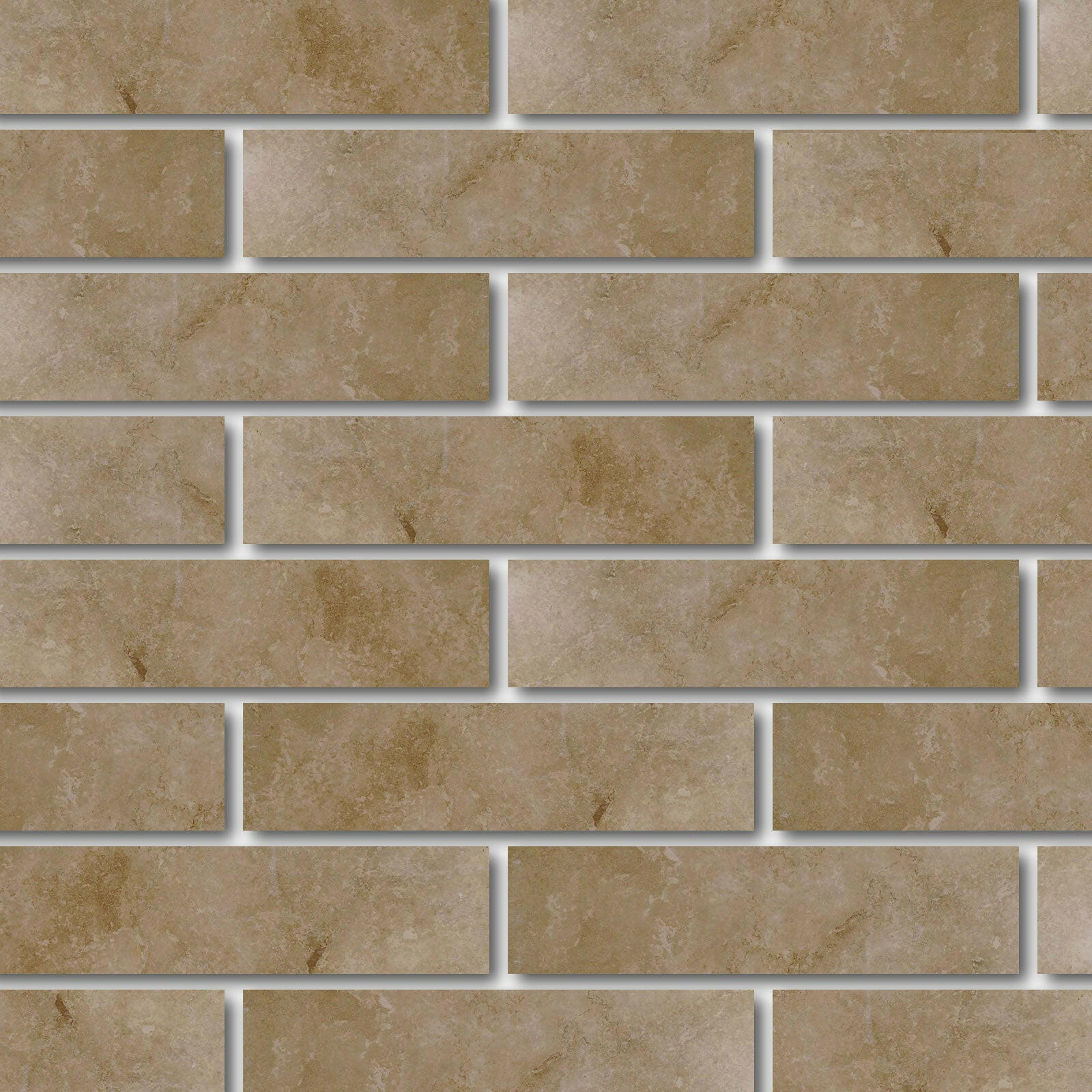 Special Cut | 6x24 Noce Travertine Filled & Honed Tile Special Cut | 6x24 Noce Travertine Filled & Honed Tile - American Tile Depot