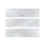 Special Cut | 6x24 Oriental White / Asian Statuary Marble Polished Tile Special Cut | 6x24 Oriental White / Asian Statuary Marble Polished Tile - American Tile Depot