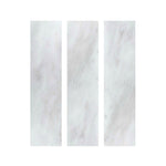 Special Cut | 6x24 Oriental White / Asian Statuary Marble Polished Tile Special Cut | 6x24 Oriental White / Asian Statuary Marble Polished Tile - American Tile Depot
