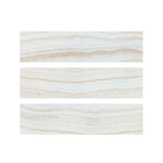 Special Cut | 6x24 Premium White Onyx VEIN-CUT Polished Tile Special Cut | 6x24 Premium White Onyx VEIN-CUT Polished Tile - American Tile Depot