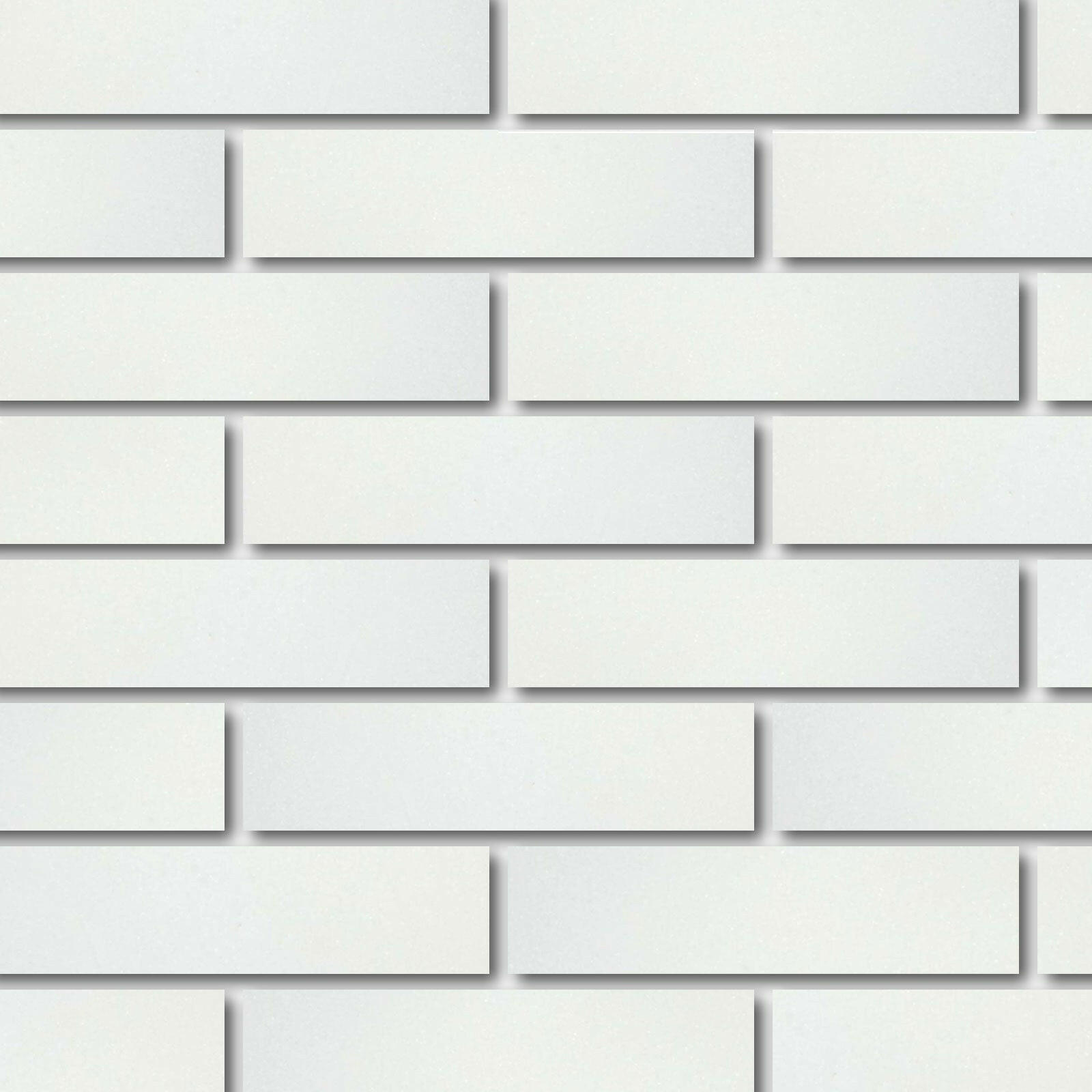 Special Cut | 6x24 Thassos White Marble Honed Tile Special Cut | 6x24 Thassos White Marble Honed Tile - American Tile Depot