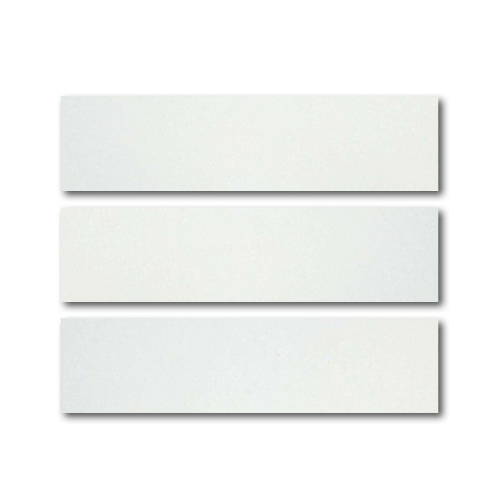 Special Cut | 6x24 Thassos White Marble Honed Tile Special Cut | 6x24 Thassos White Marble Honed Tile - American Tile Depot