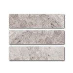 Special Cut | 6x24 Tundra Gray (Atlantic Gray) Marble Honed Tile Special Cut | 6x24 Tundra Gray (Atlantic Gray) Marble Honed Tile - American Tile Depot