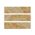 Special Cut | 6x24 Valencia Travertine Filled & Honed Tile Special Cut | 6x24 Valencia Travertine Filled & Honed Tile - American Tile Depot