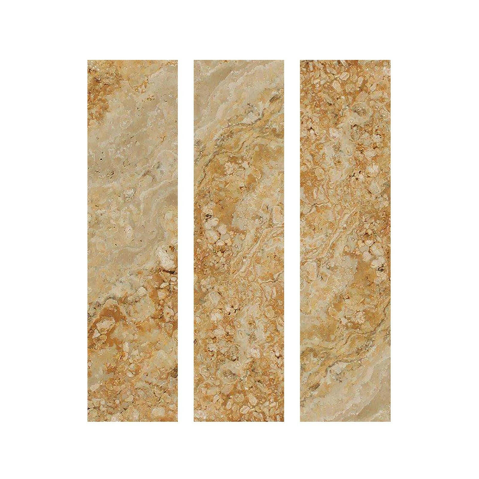 Special Cut | 6x24 Valencia Travertine Filled & Honed Tile Special Cut | 6x24 Valencia Travertine Filled & Honed Tile - American Tile Depot