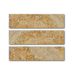 Special Cut | 6x24 Valencia Travertine Filled & Honed Tile Special Cut | 6x24 Valencia Travertine Filled & Honed Tile - American Tile Depot
