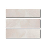 Special Cut | 6x24 White Pearl / Botticino Marble Polished Tile Special Cut | 6x24 White Pearl / Botticino Marble Polished Tile - American Tile Depot