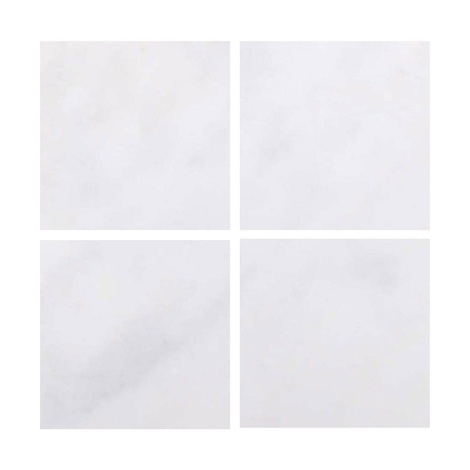 Special Cut | 6x6 Afyon White Marble Polished Tile Special Cut | 6x6 Afyon White Marble Polished Tile - American Tile Depot
